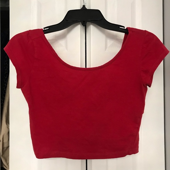 Red Crop Top - Picture 2 of 4
